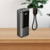 Energenie 20W Compact Fast Charging Power Bank With Lcd Display 10000 Mah Space Grey - (PB10-PD20-LCD-02)