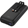Energenie 20W Fast Charging Power Bank With Integrated Cables 20000 Mah Black - (PB20-PD20-LCD-01)
