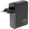Gembird Universal 4-Port 100W Gan Usb Fast Charger Lcd Black - (TA-UC-1A3C-PD100-01-BK)