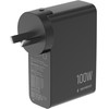 Gembird Universal 4-Port 100W Gan Usb Fast Charger Lcd Black - (TA-UC-1A3C-PD100-01-BK)