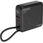 Energenie 20W Fast Charging Power Bank With Wireless Charger 10000 Mah Black - (PB10-WPC15-LCD-01)