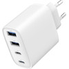 Gembird 4-Port 40W Gan Usb Power Delivery Fast Charger White - (TA-UC-2A2C-PD40-01-W)