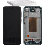 Samsung A37 5G A376 �����+Touch Screen + Lens + Frame Green Original Service Pack - (GH82-39232B)