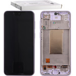 Samsung A37 5G A376 �����+Touch Screen + Lens + Frame Lavender Original Service Pack - (GH82-39232D)