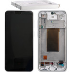 Samsung A37 5G A376 �����+Touch Screen + Lens + Frame White Original Service Pack - (GH82-39232C)
