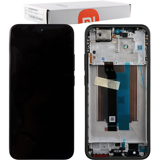 Xiaomi Redmi Note 15 Pro 5G ����� + Touch Screen + Lens + Frame Black Original Service Pack - (56001900P1600)