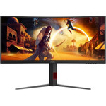 AOC Monitor CU34G4 / 34''-3440x1440-VA-180Hz-1ms / Curved - (CU34G4/BK)