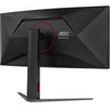 AOC Monitor CU34G4 / 34''-3440x1440-VA-180Hz-1ms / Curved - (CU34G4/BK)