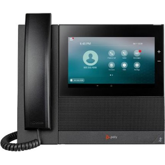 HP - Inc Poly Ccx 600 Business Media Phone With Open Sip And PoE-Enabled - (82Z85AA)