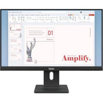 Lenovo Monitor Thinkvision E24-40 23.8'' Fhd Ips 60Hz 4ms, 3-Side Near- Edgeless, HDMI, DP, VGA, 3 Years Warranty - (64BAMAT1EU)
