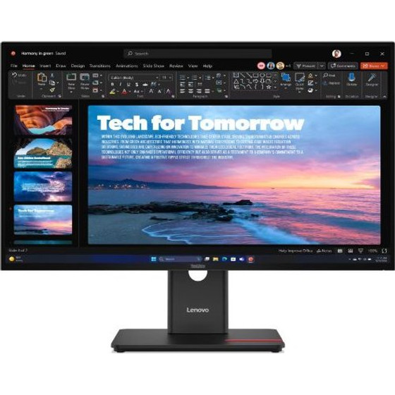 Lenovo Monitor Thinkvision T27QD-40 27'' Qhd IPS/HDMI/USB-A/ USB- C/Ethernet/ Speakers/3Y Warranty - (64AAGAT2EU)