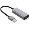 IBOX Aluminum RJ45 to USB Type-A adapter 10/100/1000 Mb/s - (IAARJ)
