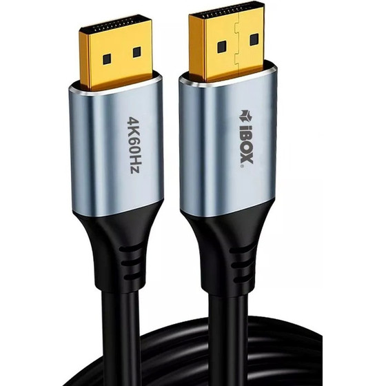 IBOX DisplayPort cable 4K 60Hz gold plug 2 m - (ITVDP012)