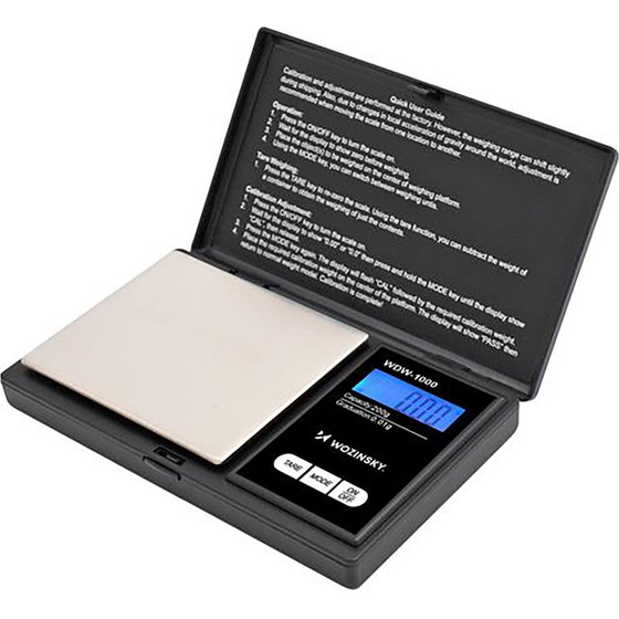Wozinsky Jewelry Scale 200g 0.01g Precision Illuminated - Black 5907769388545 - (WDW-1000)