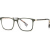 Techsuit - Anti-Blue Light Glasses Reflex PC (LS202) - for Women, Flat-Top - Olive
