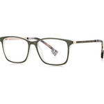 Techsuit - Anti-Blue Light Glasses Reflex PC (LS202) - for Women, Flat-Top - Olive