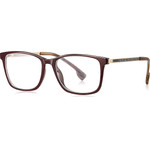 Techsuit - Anti-Blue Light Glasses Reflex PC (LS202) - for Women, Flat-Top - Redwood