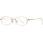 Techsuit - Anti-Blue Light Glasses Reflex PC (LS501) - for Women, Micro - Gold