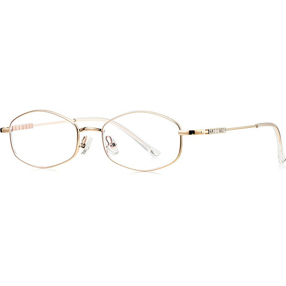 Techsuit - Anti-Blue Light Glasses Reflex PC (LS501) - for Women, Micro - Gold