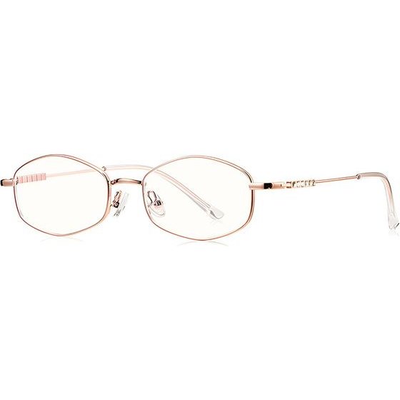 Techsuit - Anti-Blue Light Glasses Reflex PC (LS501) - for Women, Micro - Rose Gold
