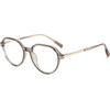 Techsuit - Anti-Blue Light Glasses Reflex PC (TM1062) - Unisex, Browline, Unisex - Transparent Brown