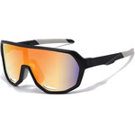 Techsuit - Kids Photochromic Sunglasses (22312) - Protection, Mirror Lens, TPEE Frame, Sport Design - Orange / Black