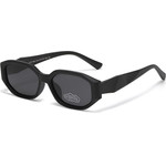 Techsuit - Kids Polarized Sunglasses (11153) - UV Protection, Gray Lens, TPEE Frame - Black