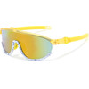 Techsuit - Kids Polarized Sunglasses (2025) - UV Protection, Gray Lens, TR Frame, Sport Design - Yellow