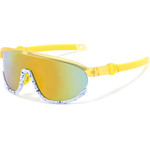 Techsuit - Kids Polarized Sunglasses (2025) - UV Protection, Gray Lens, TR Frame, Sport Design - Yellow