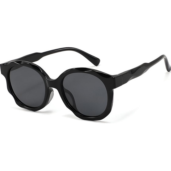Techsuit - Kids Polarized Sunglasses (627) - UV Protection, Gray Lens, TR Frame - Black