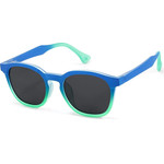 Techsuit - Kids Polarized Sunglasses (691) - UV Protection, Gray Lens, TR Frame - Aquamarine