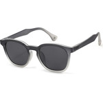 Techsuit - Kids Polarized Sunglasses (691) - UV Protection, Gray Lens, TR Frame - Black