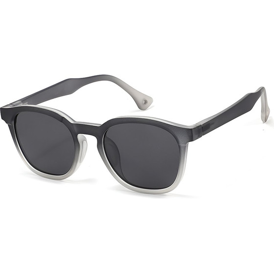 Techsuit - Kids Polarized Sunglasses (691) - UV Protection, Gray Lens, TR Frame - Black