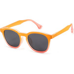 Techsuit - Kids Polarized Sunglasses (691) - UV Protection, Gray Lens, TR Frame - Orange