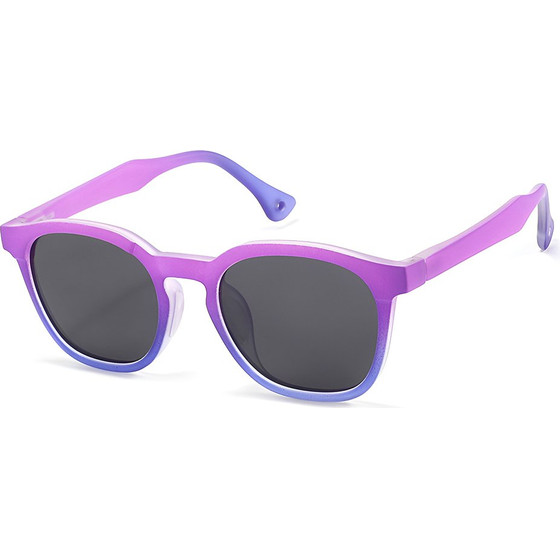 Techsuit - Kids Polarized Sunglasses (691) - UV Protection, Gray Lens, TR Frame - Purple