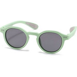 Techsuit - Kids Polarized Sunglasses (8443) - UV Protection, Gray Lens, TPEE Frame - Mint Green