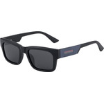 Techsuit - Polarized Sunglasses (8491) - for Men, UV Protection, PC, Square Frame, TAC Lenses, All-Day Comfort - Matte Black / Gray
