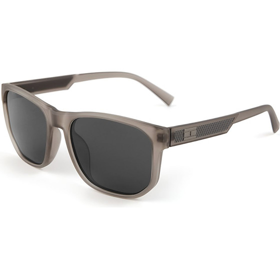 Techsuit - Polarized Sunglasses (8502) - for Men, UV Protection, TAC Lenses, PC Wayfarer Frame, Ergonomic Design - Gray