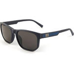 Techsuit - Polarized Sunglasses (8502) - for Men, UV Protection, TAC Lenses, Wayfarer, Ergonomic Design - Matte Blue / Gray