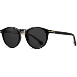 Techsuit - Polarized Sunglasses - for Men, Fashion, TR90 Frame, Scratch-resistant TAC Lenses, Acetate Legs - Black - (31235)
