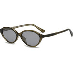 Techsuit - Sunglasses (99034) - for Women, TR90 Oval Frame, Modern Minimalism, Reinforced Hinge - Green