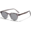 Techsuit - Sunglasses (99046) - Unisex, Lightweight TR90 Frame, Round Design, One-piece Nose Pad - Lila