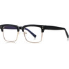 Techsuit - Anti-Blue Light Glasses Reflex PC (2205) - for Women, Square - Black / Gold