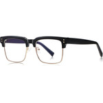 Techsuit - Anti-Blue Light Glasses Reflex PC (2205) - for Women, Square - Black / Gold