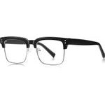 Techsuit - Anti-Blue Light Glasses Reflex PC (2205) - for Women, Square - Black / Silver