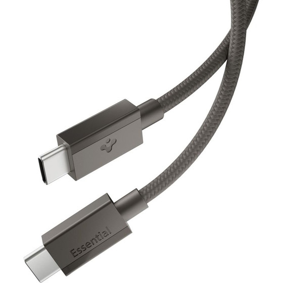 Spigen EB6015CC Essential TYPE-C Cable 60W 150CM Gunmetal - (ACA10418)