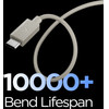 Spigen EB6015CC Essential TYPE-C Cable 60W 150CM Natural Titanium - (ACA10419)