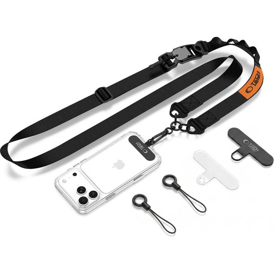 Tech-Protect C9S Rope Crossbody BLACK/ORANGE