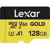 LEXAR ����� ������ Gold Microsdxc 128GB - (LMSGOLD128G-BNNNG)