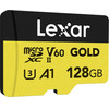 LEXAR ����� ������ Gold Microsdxc 128GB - (LMSGOLD128G-BNNNG)